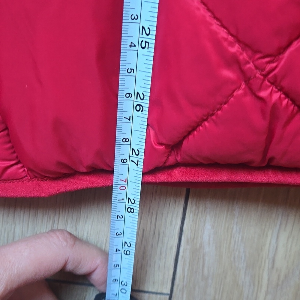 Calvin Klein Mens Quilted Reversible Jacket Black / Red L - Picture 9 of 9